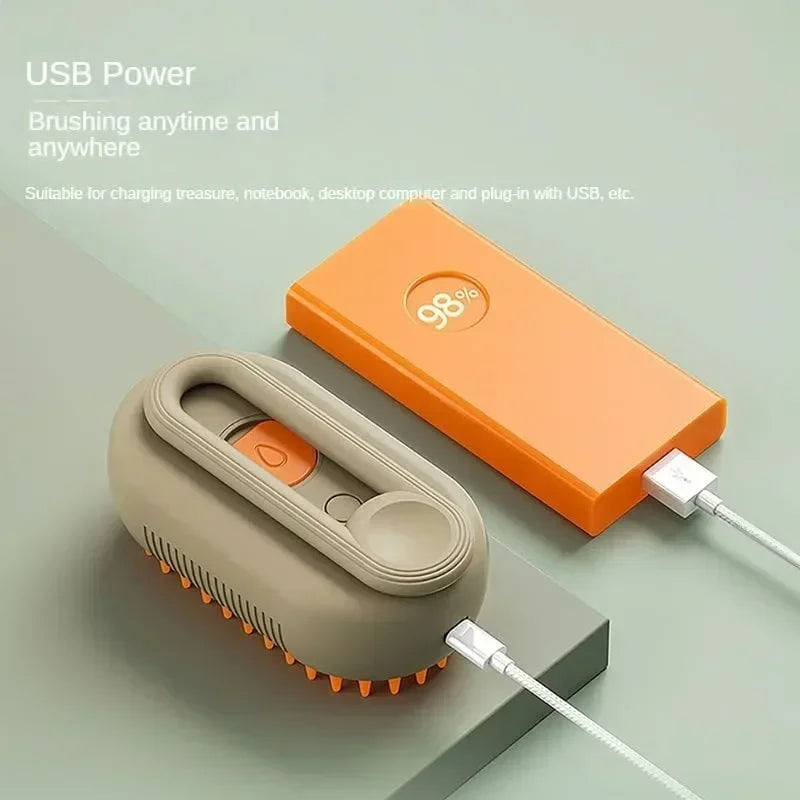 Steamy Dog&Cat Brush Electric Spray