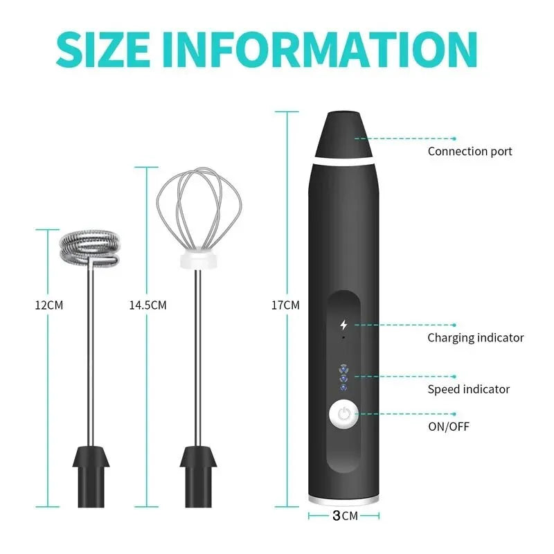 Portable Electric Milk Frothers Handheld