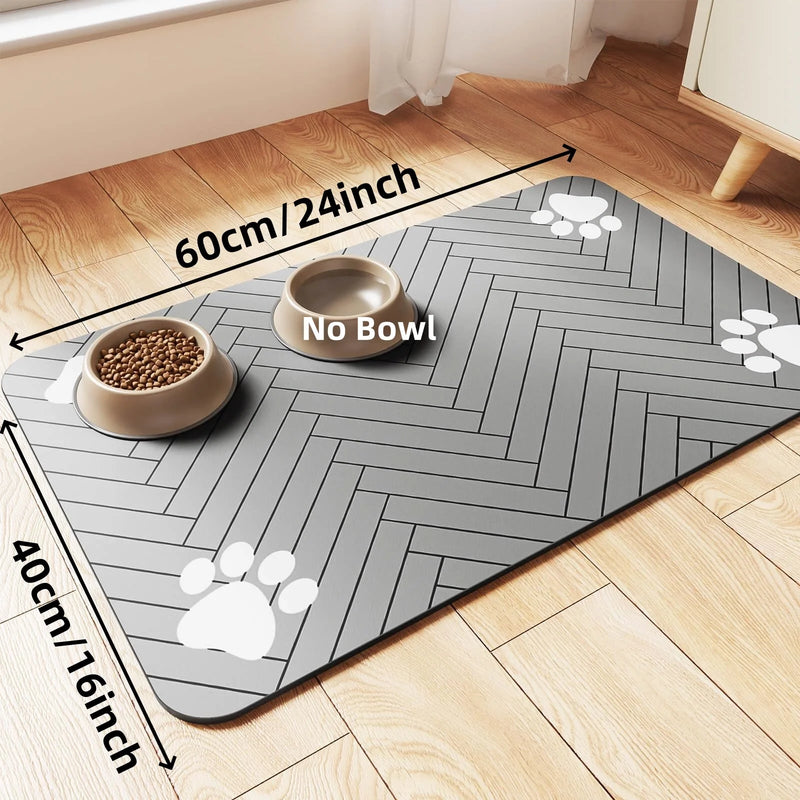 Feeding Mat-Absorbent Pet Placemat for Food