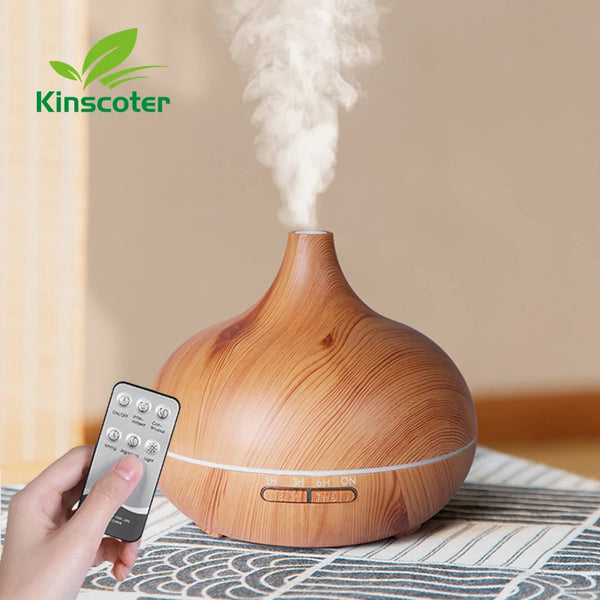 Essential Oil Diffuser Wood Grain Air Humidifier