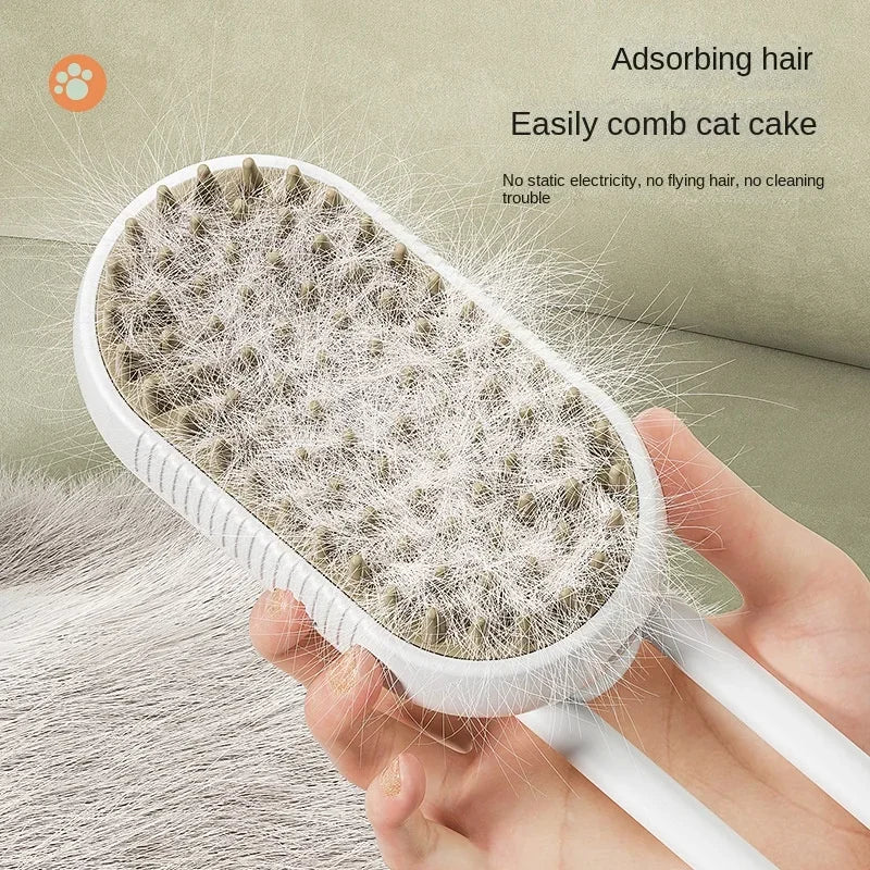 Steamy Dog&Cat Brush Electric Spray