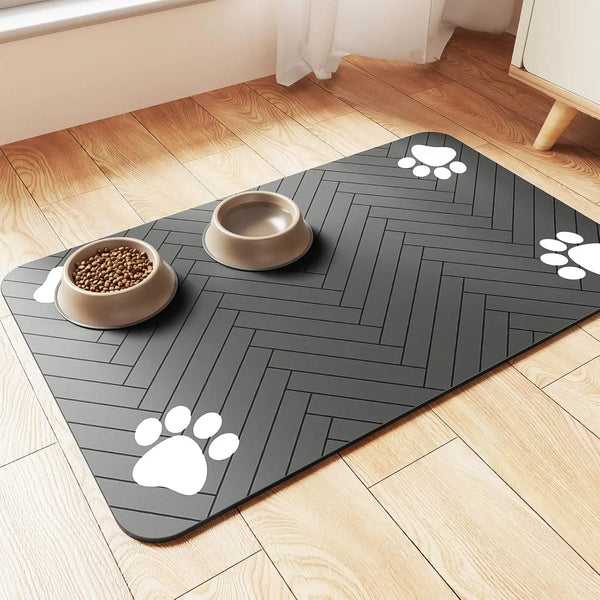 Feeding Mat-Absorbent Pet Placemat for Food