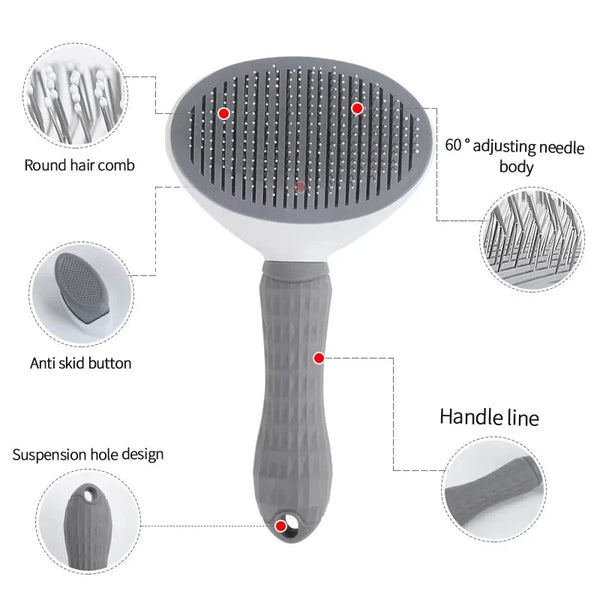 Cat Brush Stainless Steel Comb For Long Hair