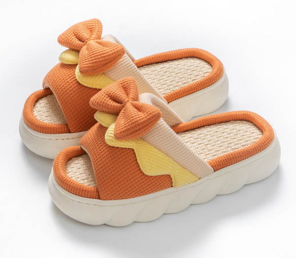 Linen Slippers Women Indoor Slippers
