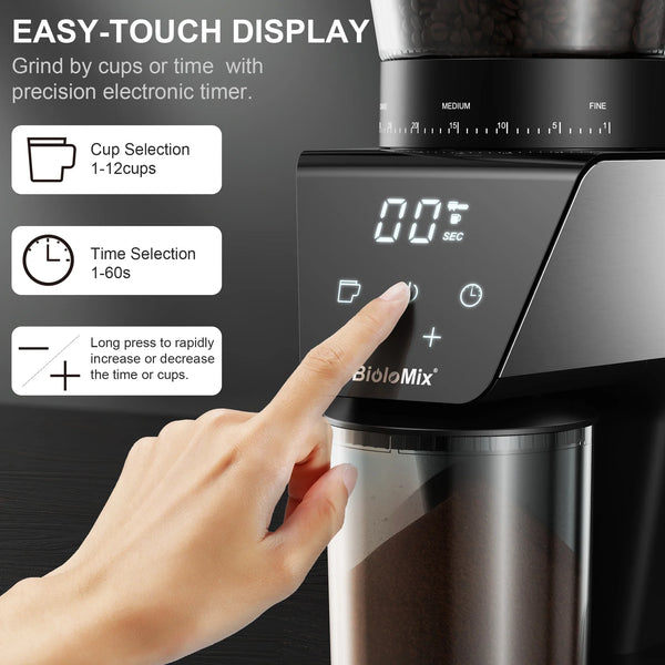 Electric Burr Mill Coffee Grinder